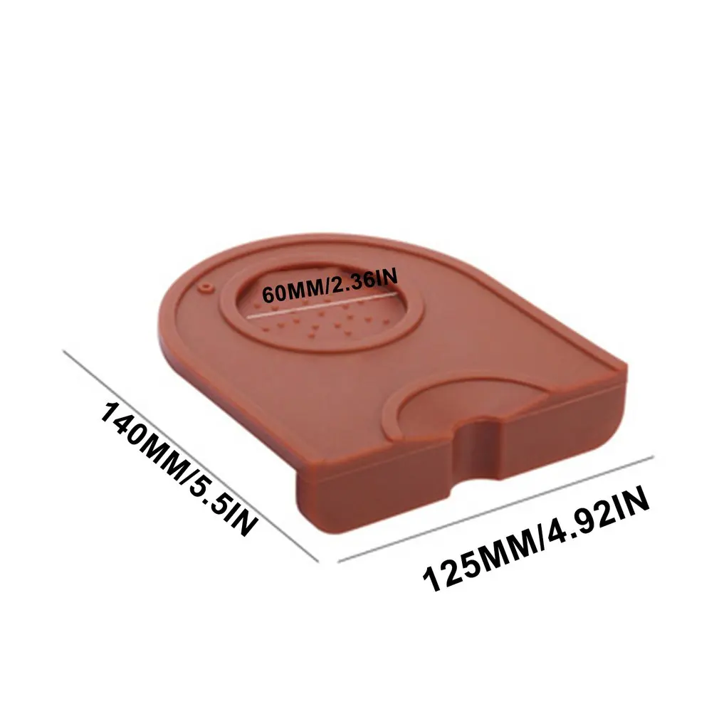 

Barista Coffee Anti-skid Mat Espresso Latte Art Pen Tamping Holder Pad Coffeeware Tampers Coffee Grind Soft Silicone Mat
