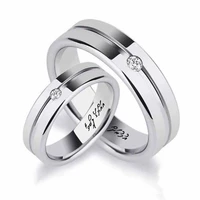 xiaojing 925 sterling silver custom engraved name couple finger rings for women personalized wedding jewelry gift free ship