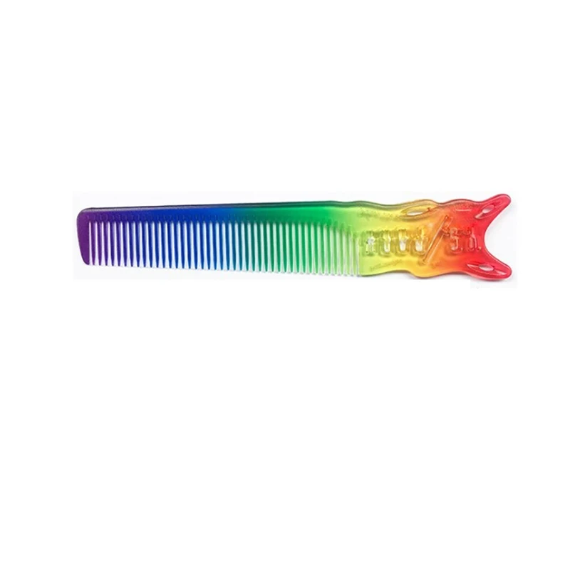 

11Style Anti-Static Rainbow Hair Comb Double Head Entangled Heat Resistant Temperature Straight Comb Pro Salon Hair Styling Tool