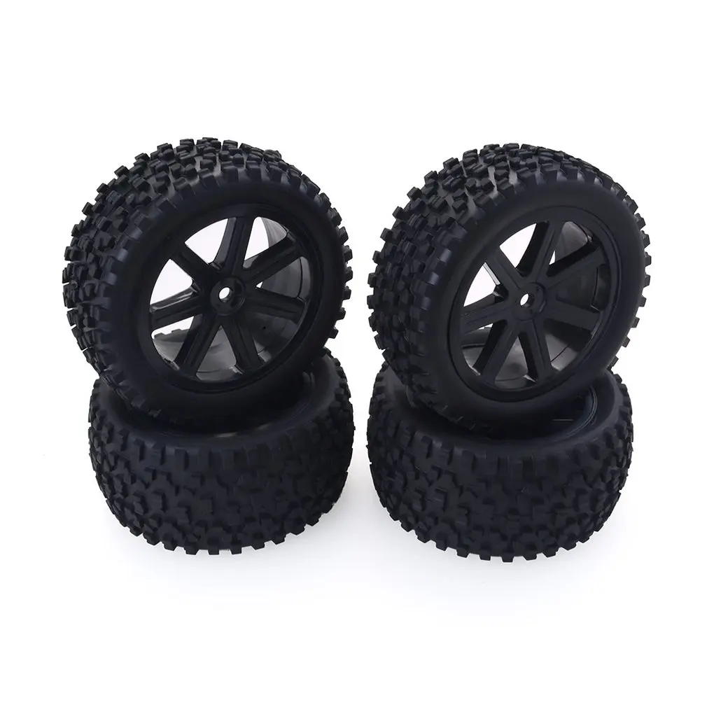4 шт. 1/10 RC Автомобильная резиновая шина пластиковые колеса для Redcat HSP HPI Hobbyking Traxxas