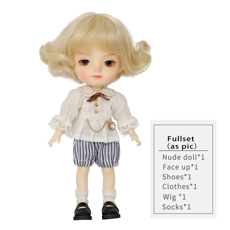 SmileMing FullsetA BJD куклы 1/8 ShugoFairy Nita Genny Daisy Rerun Ollien душевный шар шарнирная кукла сюрприз комплект - Цвет: SmileMing FullsetA