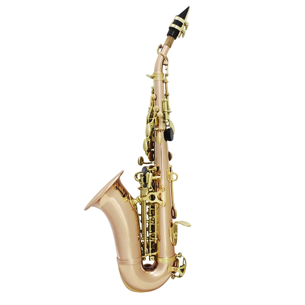 Bb Soprano Saxophone Sax Phosphor Copper Woodwind Instrument with Carry Case Gloves Cleaning Cloth Brush | Спорт и развлечения
