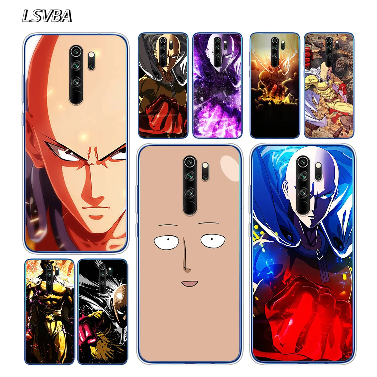

Soft TPU Silicone Cover Anime ONE PUNCH MAN For Xiaomi Redmi Note 9 9S 8T 8 7 6 5A 5 4X 4 Pro Max Phone Case