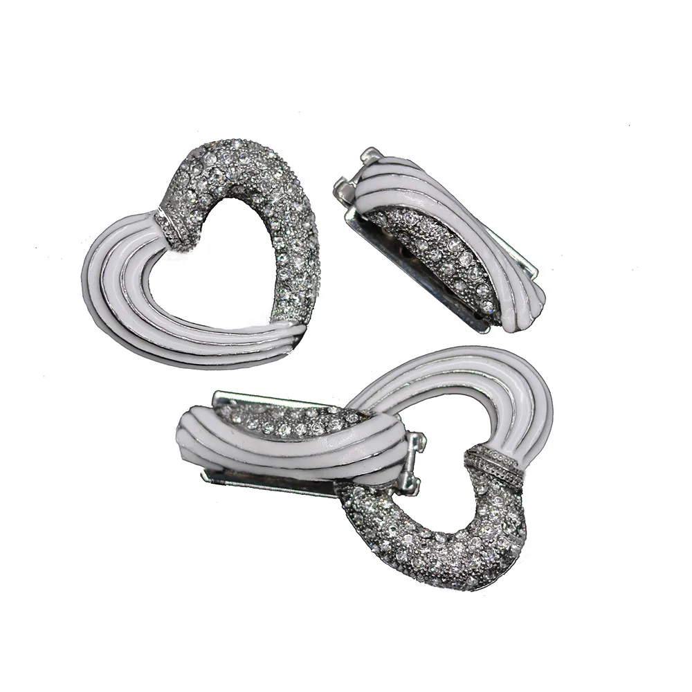 Хорошее качество 64 мм металлические стразы кнопка с свитер украшение пальто