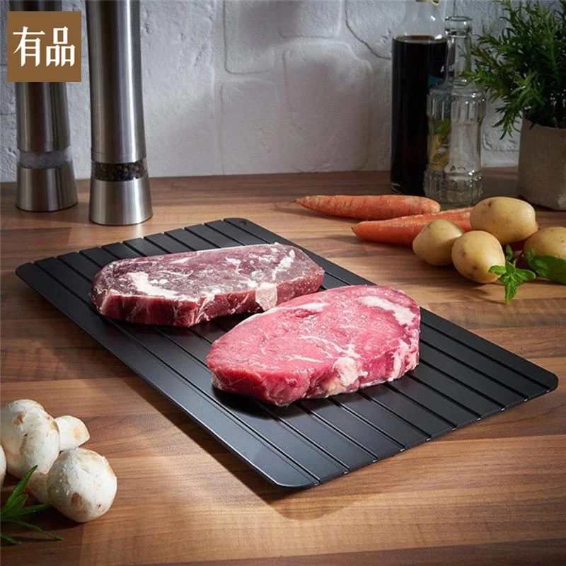 

Xiaomi Youpin Fast Defrosting Tray Thaw Food Meat Thawing Fruit Sea Fish Quick Defrosting Plate Board Tray Kitchen Gadget Tool