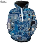 Повседневная Уличная одежда CLOOCL с электронным чипом, худи с 3D принтом, спортивный костюм, мужские и женские осенние модные топы в стиле Харадзюку