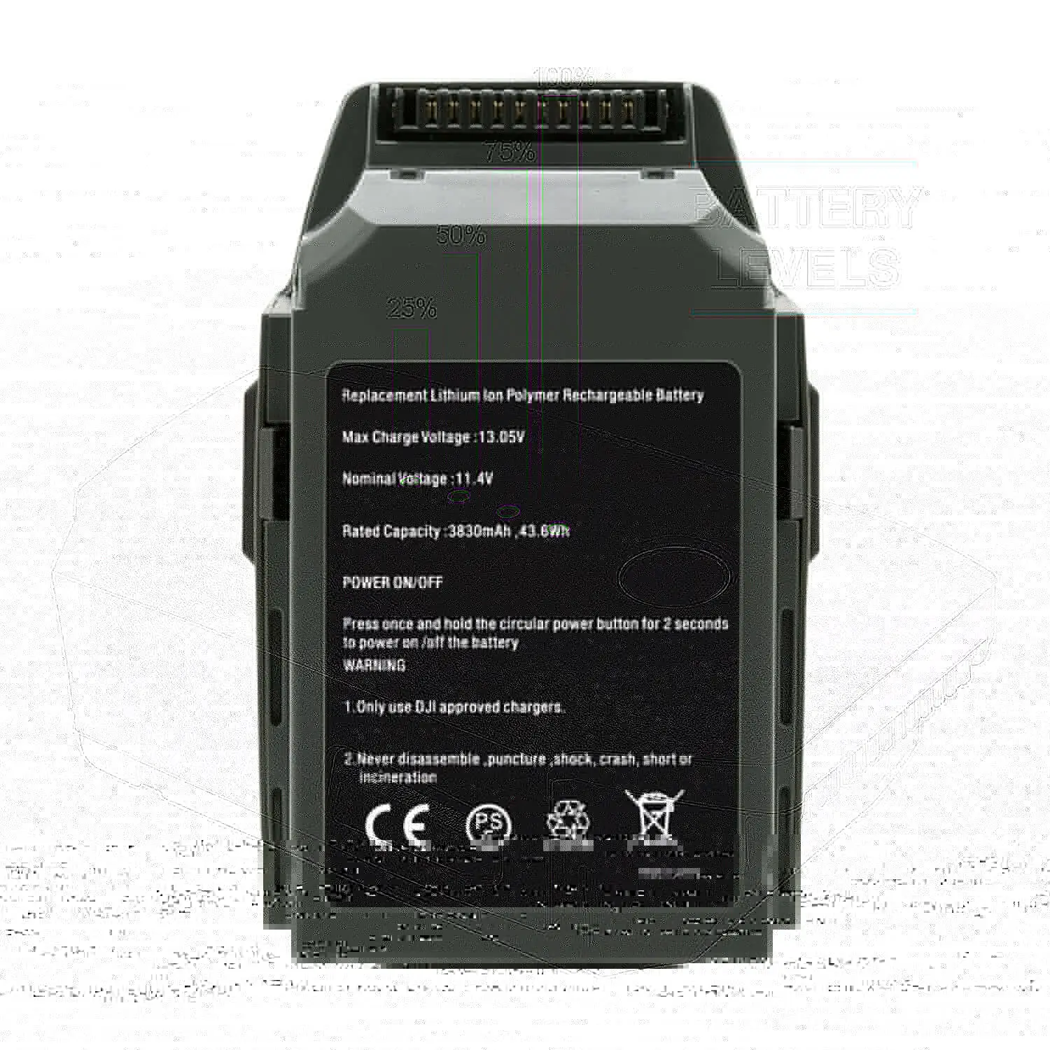 

3830mAh Battery Pack For MAVIC PRO Battery Drone Replacement LiPo Battery for DJI Mavic Pro Platinum FPV Quadcopter RC Drone