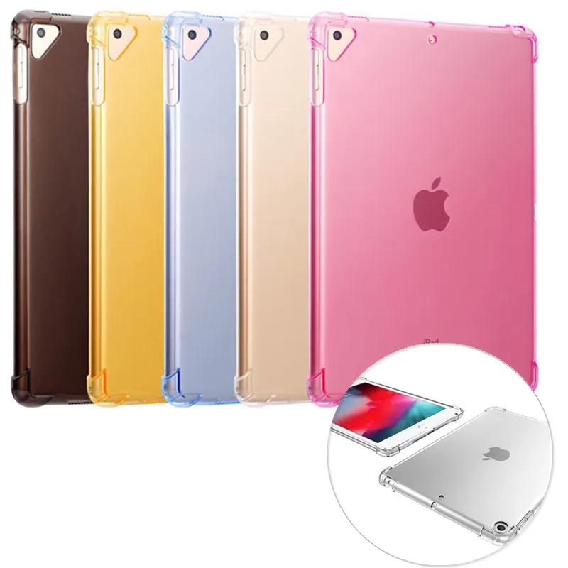 Тонкие Чехлы для iPad 2 3 4 мини 12345 Мягкий чехол из ТПУ 9 7 2017 2018 Air pro 10 5 Funda Cover|Чехлы