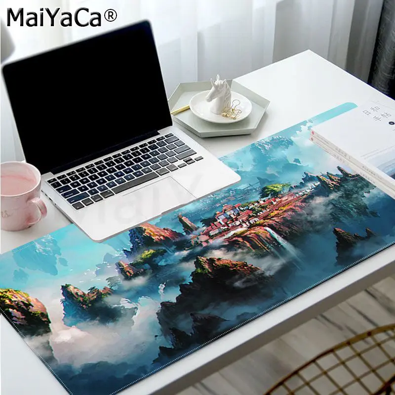 

Fantasy Scenery Design large gaming mousepad L XL XXL gamer mouse pad Size for CSGO Game Player Desktop PC Computer Laptop