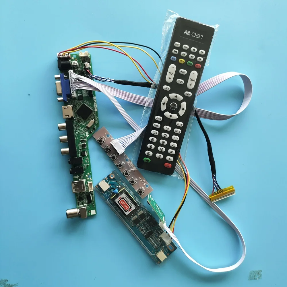 

Kit For HSD170MGW1-A00/B00/B01/C00 1440x900 2 lamps Audio USB LED VGA AV Controller Board LCD Panel TV HDMI-compatible Display