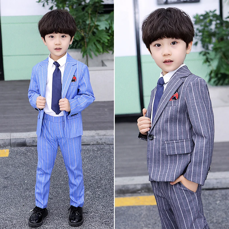 Комплект из 2 предметов для мальчиков в полоску белый и черный цвета