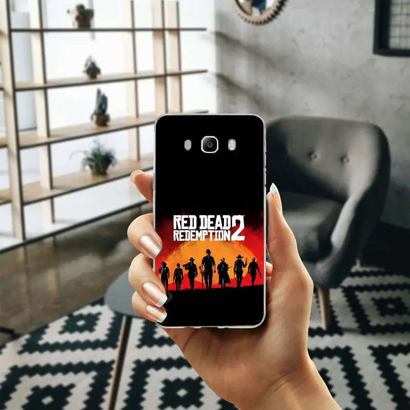 Мягкий силиконовый чехол из ТПУ Red Dead выкуп 2 для Samsung Galaxy A3 A5 A7 J5 J7 J3 2017 J1 J2 2016 |