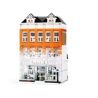 16021 street view series chanel crystal palace children educational assembly splicing small particle building blocks kids gift