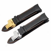 genuine leather 22mm 23mm 24mm butterfly buckle watchband for tissot for t035 watch band straps and tool