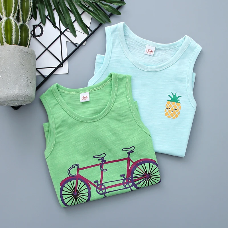 2021 новые летние модели детских футболок с бамбук принт в виде сердечка на спине