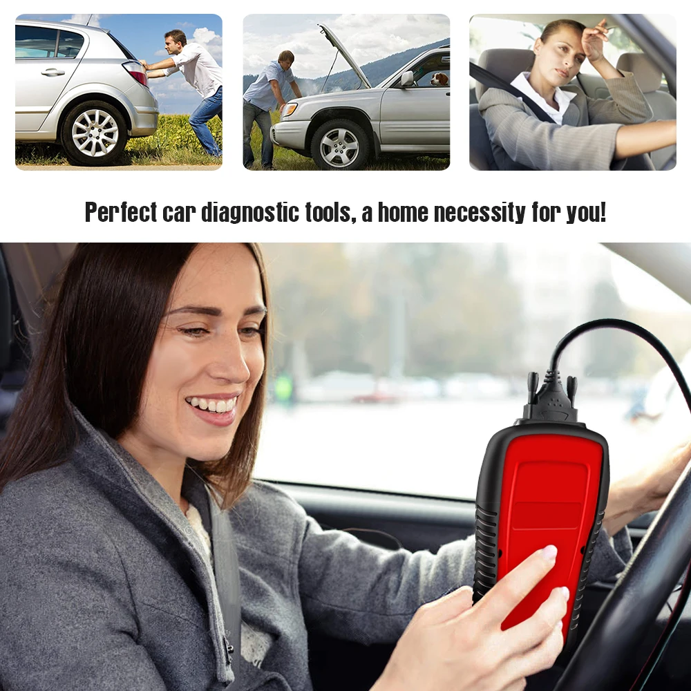 Считыватель кодов KONNWEI OBD2 KW808 Автомобильный сканер считыватель VIN MIL I/M инструмент