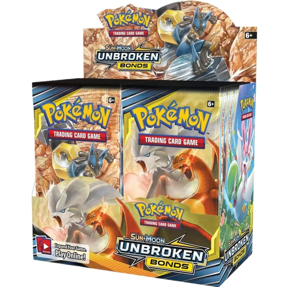 324 шт. Pokemon TCG: Sun & Moon непрерывные облигации Booster Box торговая карточная