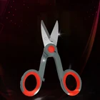 Ножницы из нержавеющей стали для рыбалки, ножницы, портативные рыболовные плоскогубцы, режущие полиэтиленовые оплетки для лески, приманки, искусственная рыба