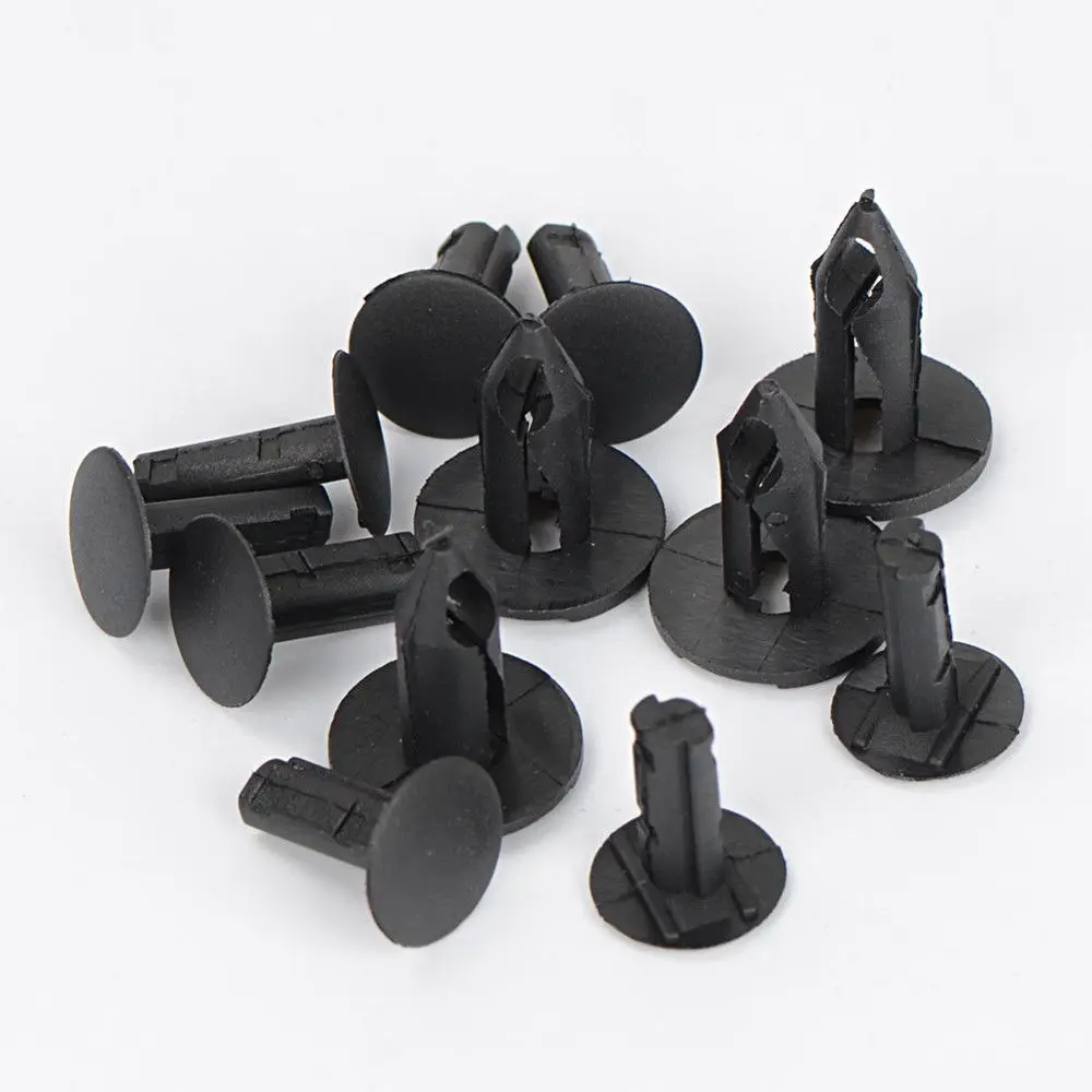 10 * Автомобильные заклепки S черный корпус автомобиля панель Фиксатор отделка