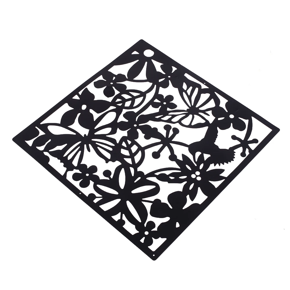 Fashion Hollow-Out Black White Hanging Screen Hollow Stickers Home &ampAmp Living Room Divider 3 Color Red Shield | Дом и сад