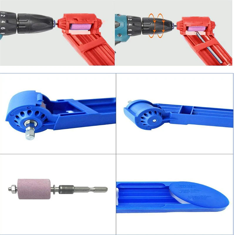 

Drill Bit Sharpener Portable Corundum Grinding Wheel Tool Corundum Resisting Drill Polishing Grinder Wheel Tool New