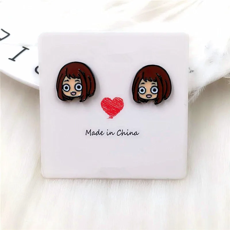 Мой герой серьги Косплей металла шпильки ювелирные аксессуары ‒ серёжки серьга|