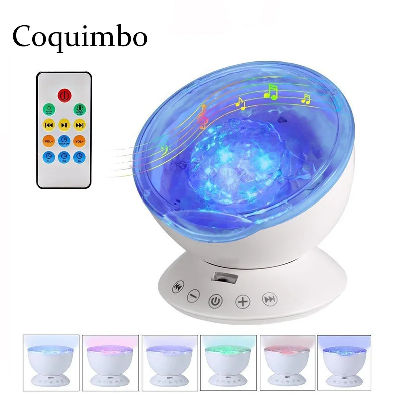 Ночник проектор звездного неба Океанская волна звездное небо авсветодио дный