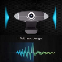 720p high definition usb camera freely rotary webcam for desktop laptops pc with mic for video meeting online