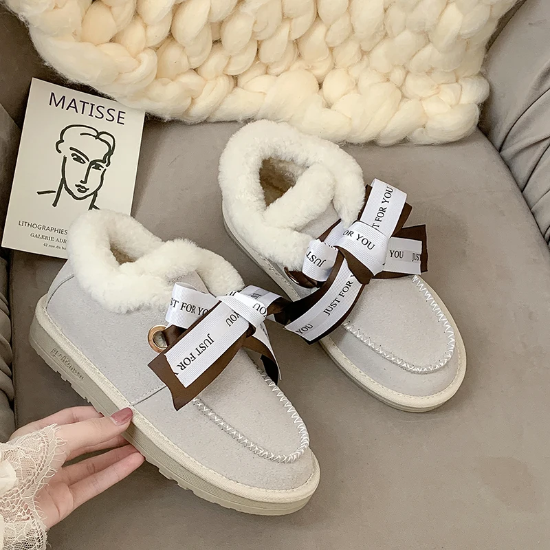 Женские кожаные полусапожки на шнурках Зимние женские ботильоны плоской подошве