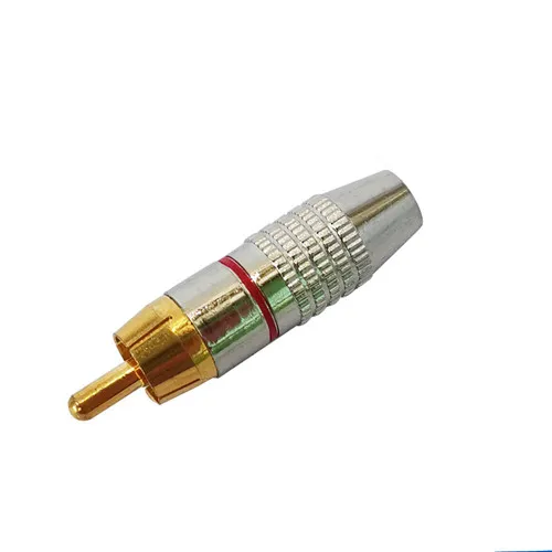 10 шт Образец Позолоченные пайки Мужской AV аудио разъем RCA для радио ТВ система