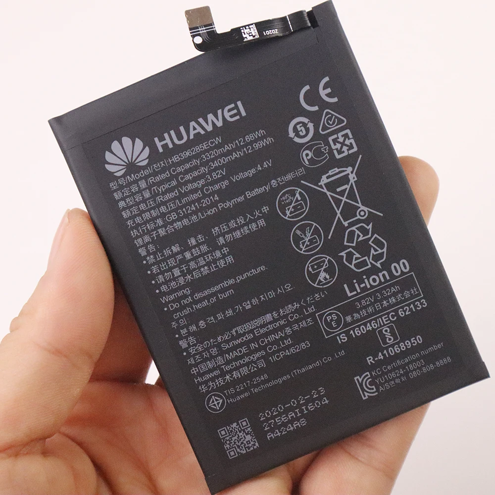 hua wei original 3400mah hb396285ecw phone battery for huawei p20 honor 10 honor 10 lite p smart 2019 honor 10i 20i batteries free global shipping