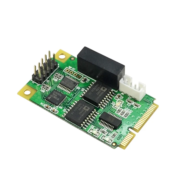 Мини PCI E USB 2 0 для RS 232 RS422 RS485 Плата расширения последовательный DB9 RS232 мини Express
