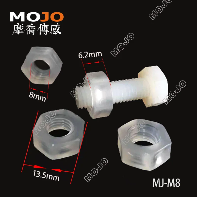 

Free shipping MJ-M8 8mm PE Nuts connector(10pcs/lots)