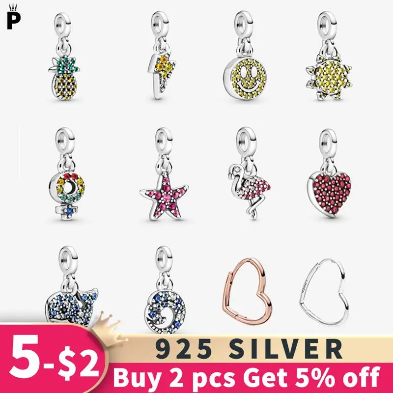 

DIY Fashion 925 Silver Color Me Series My Love Girl Waves Charms Fit Original Pandora Me Bracelet Beads For Women Jewelry Gift