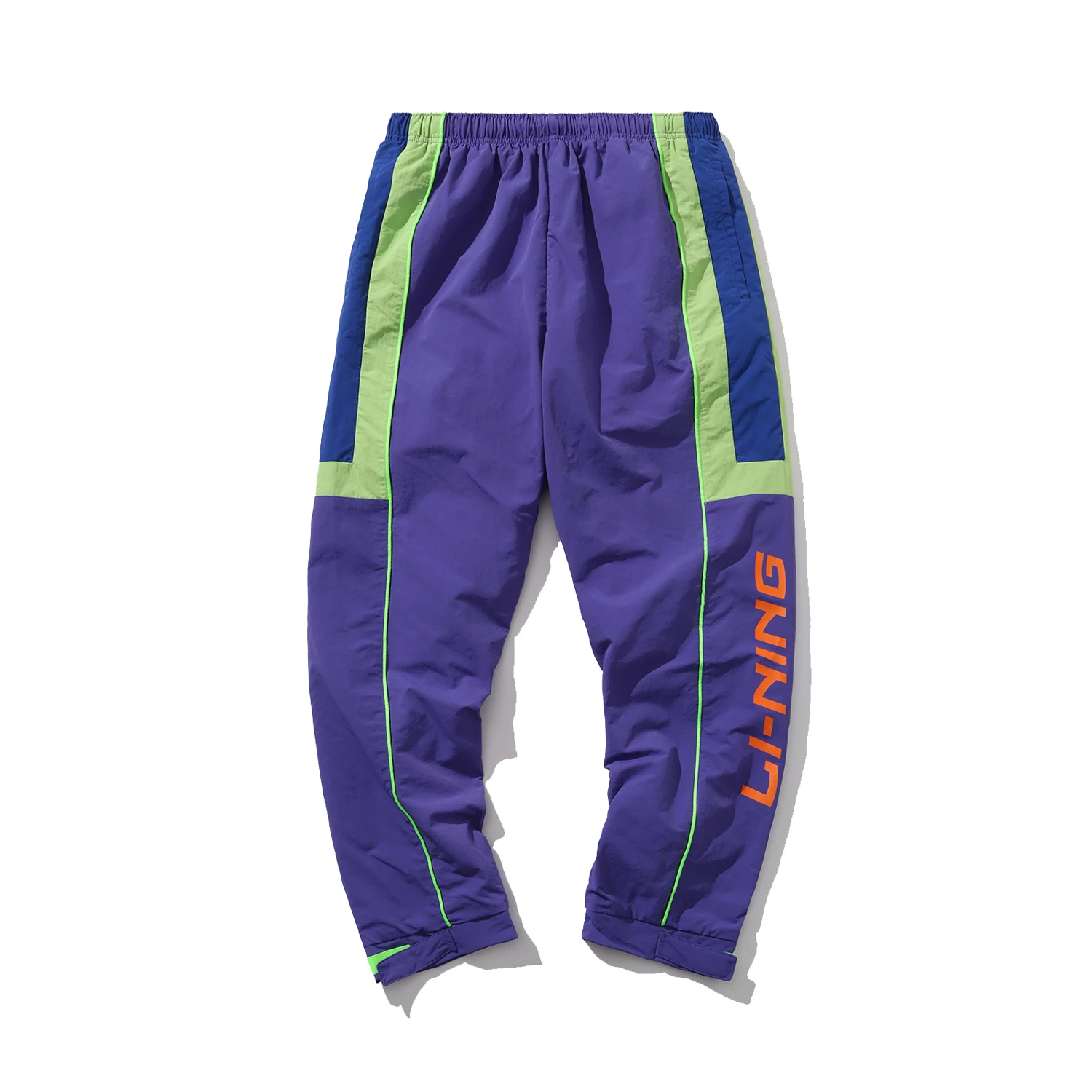 Li Ning Для мужчин PFW тренд Китай LI NING Спортивные штаны классического кроя материал