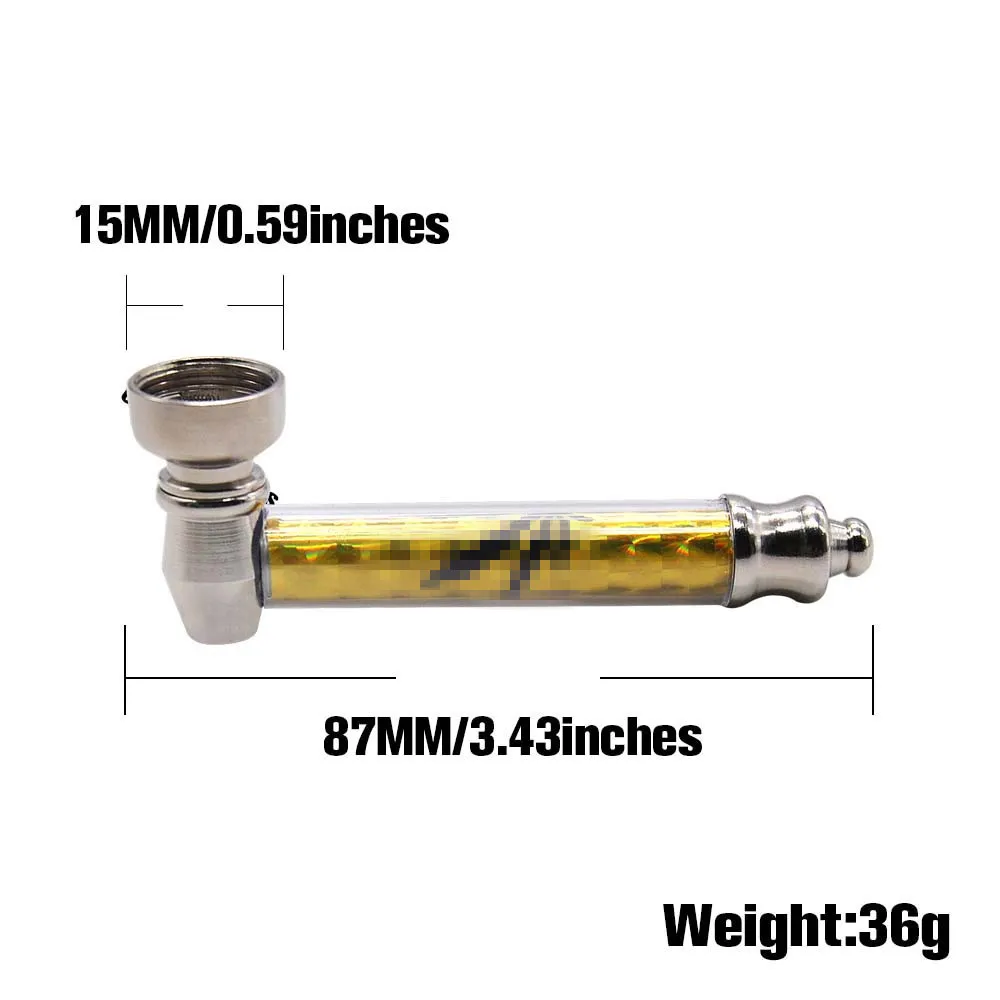 Мини Классические листовые Металлические курительные трубки для курения табака