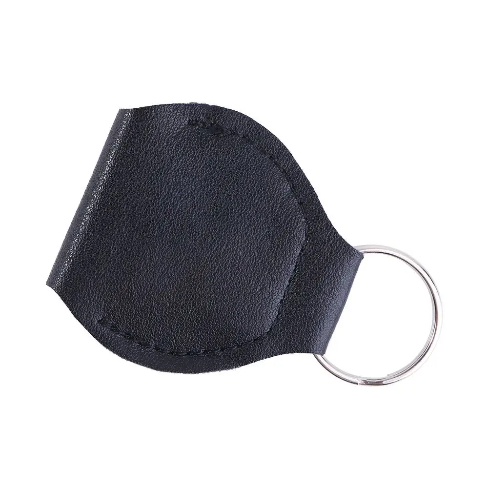 1 шт. креативный подарок чехол для медиатора с цепочкой ключей кожаные кнопки