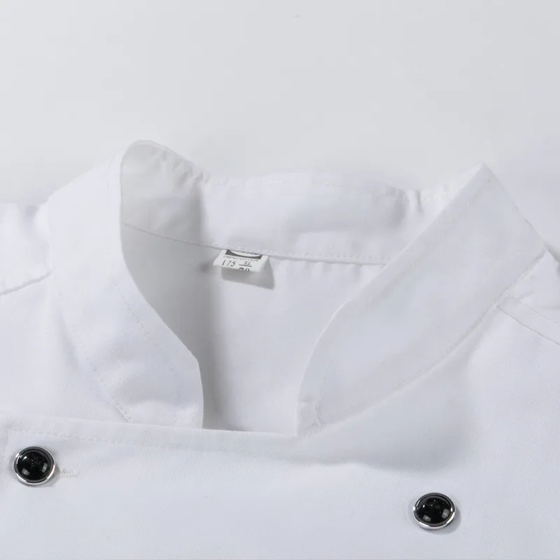 Летняя воздухопроницаемая поглощающая пот одежда шеф повара с коротким рукавом