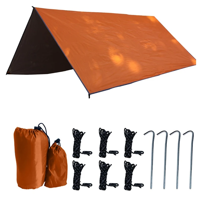 

Awning Waterproof Tarp Tent Garden Canopy Sunshade Shade Ultralight Outdoor Camping Hammock Rain Fly Beach Sun Shelter