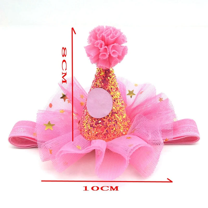 Очаровательная кружевная шляпа для кошки собаки костюм дня рождения дизайн с