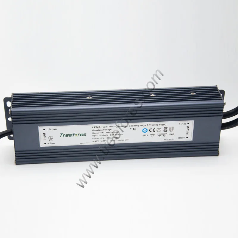 Triac ведущий край затемнения IP66 водонепроницаемый светодиодный драйвер 80 Вт 100 Вт 120 Вт 150 Вт 200 Вт 300 Вт 360 Вт источник питания CE 12 в 24 В dc трансформатор
