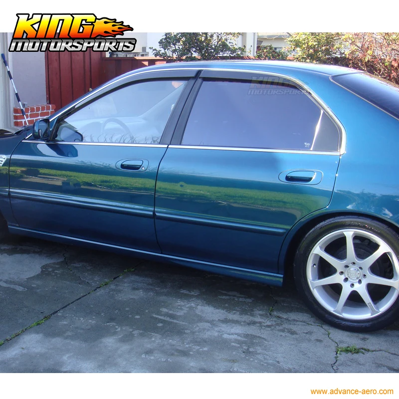 4 шт. тонкий козырек для окна Honda Accord Dx Lx Ex Sedan 4Dr 1994 1997|accord window visor|honda accord visorhonda visor |
