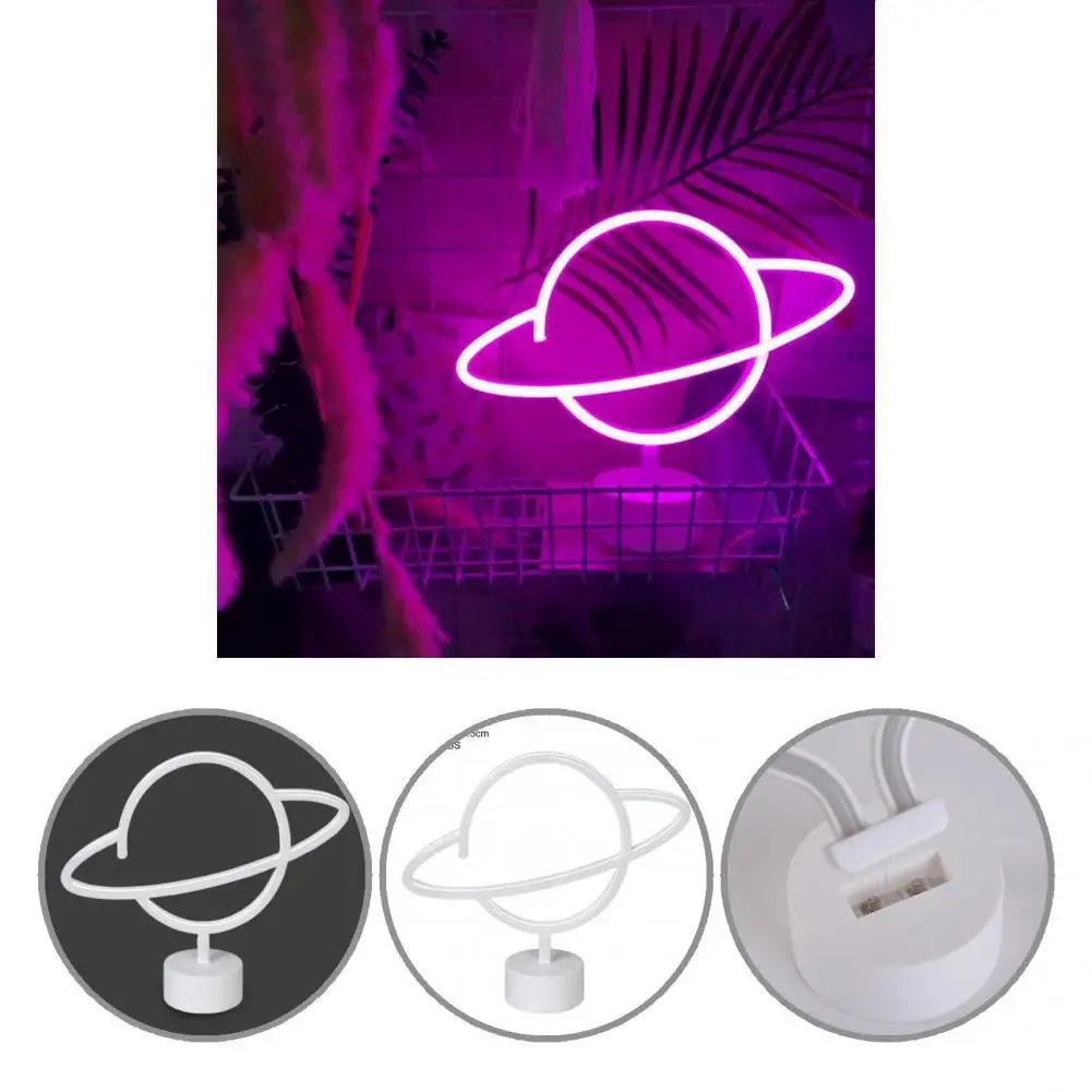 

Светодиодный светильник Полезная плаета светодиодный неоновый свет s декоративный легкий вес Декор несветильник s