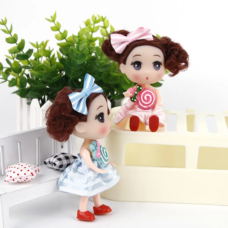 12 см Симпатичные Мини-куклы принцессы игрушки свадебное платье для девочек куклы