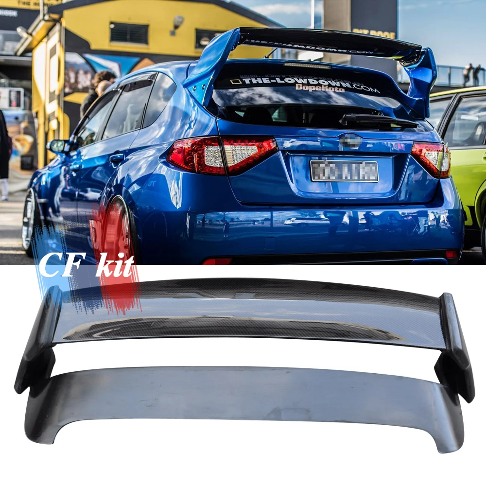 Задний спойлер для багажника CF верхнее крыло из углеродного волокна Subaru IMPREZA 2001