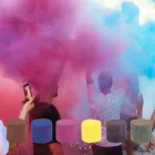 2021 красочные дымовые таблетки для торта, для показа дымовой бомбы, для вечеринки, свадьбы, Хэллоуина, вспомогательное украшение для фотосъемки, реквизит, товары для вечерние