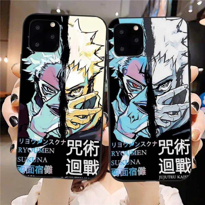 

Phone Case For Iphone 6 6s 7 8 Plus XR X XS XSmax 11 12 Pro Mini Max Candy Cover Genial Anime Jujutsu Kaisen Ryomen Sukuna