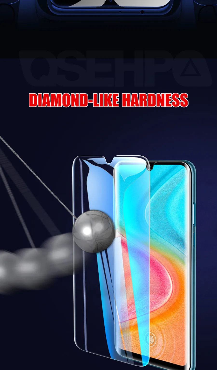 9H Protective Glass on the For Huawei Honor 20 10 9 8 Lite Screen Protector For Honor 9X 8X V20 V10 V9 Tempered Glass Film