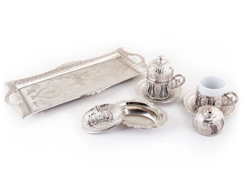 

Ottoman Motif 2 li Turkish coffee Set