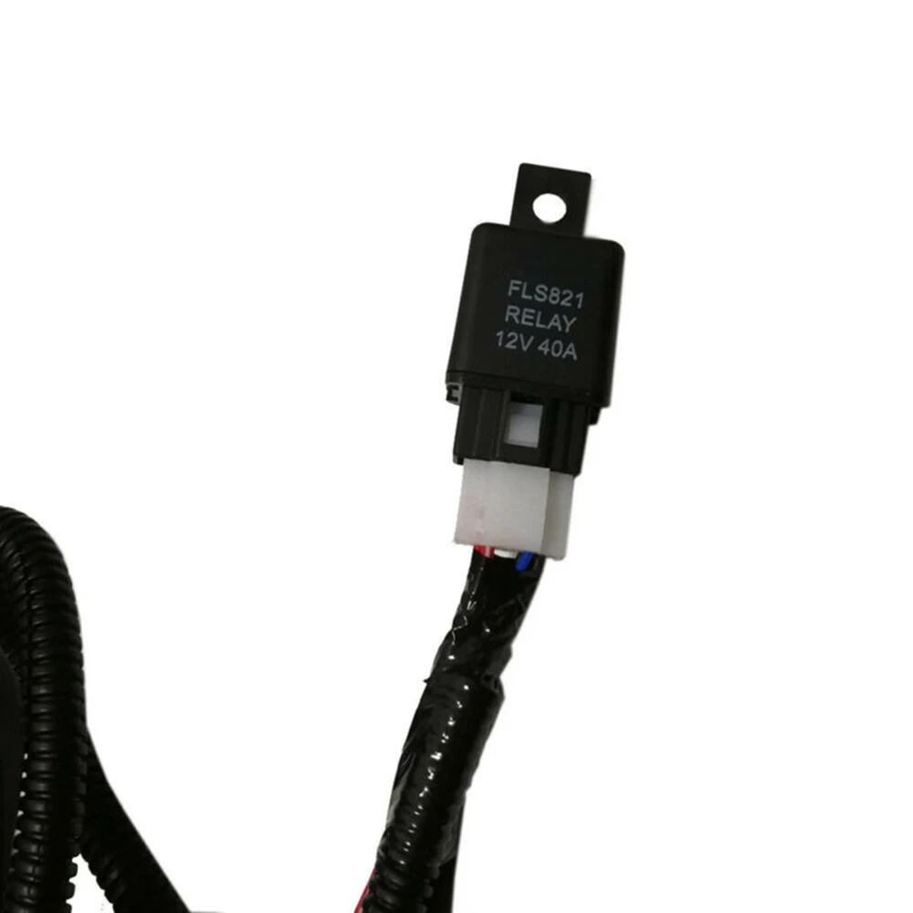 

40A Fog Light Harness Parts H11 Wiring For Jaguar S-Type/X-Type 2004-2008 Black